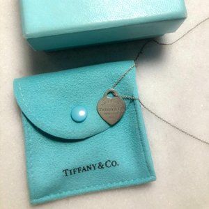 Tiffany & Co. Silver Heart Necklace